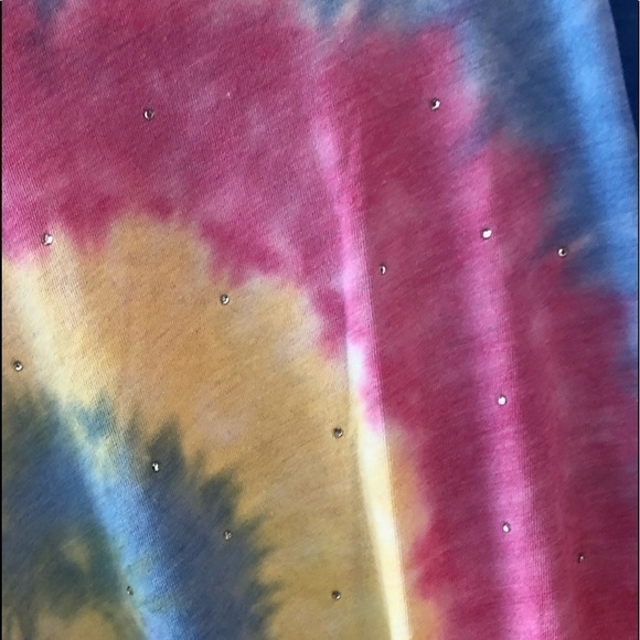 Generation Love Tie Dye Tee With Crystals - Picture 4 of 12
